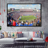 Buffalo Bills Wall Art Ralph Wilson Stadium Framed Canvas Prints,Sport Stadium Art Prints, Fan Gift