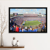 Buffalo Bills Wall Art Ralph Wilson Stadium Framed Canvas Prints,Sport Stadium Art Prints, Fan Gift