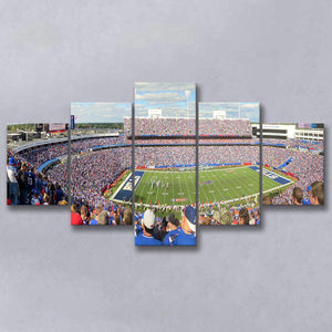 Buffalo Bills Wall Art Ralph Wilson Stadium Canvas Prints,Multi Panels,Sport Stadium Art Prints, Fan Gift