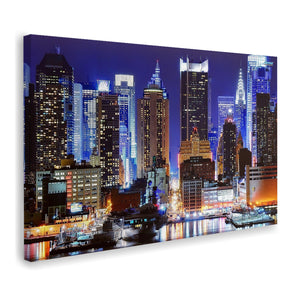 Buffalo New York City Skyline Canvas Wall Art - Canvas Prints, Prints for Sale, Canvas Painting, Canvas On Sale