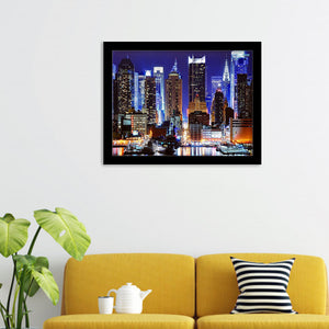 Buffalo New York City Skyline Framed Wall Art Prints - Framed Prints, Prints for Sale, Framed Art