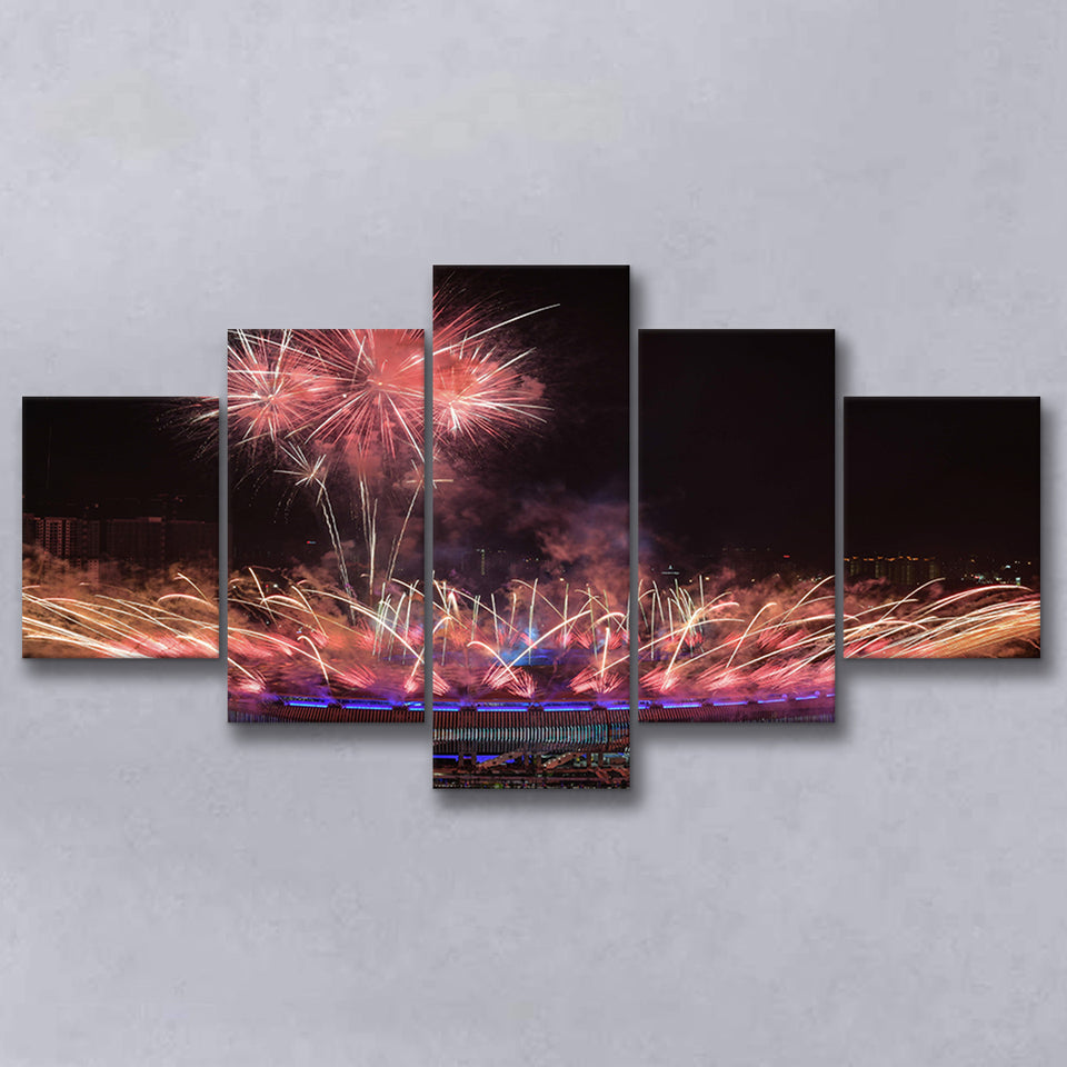 Bukit Jalil National Stadium, Stadium Canvas, Sport Art, Large Canvas, Multi Panels, Canvas Prints Wall Art Decor