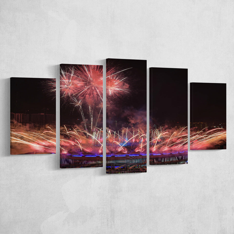 Bukit Jalil National Stadium, Stadium Canvas, Sport Art, Large Canvas, Multi Panels, Canvas Prints Wall Art Decor