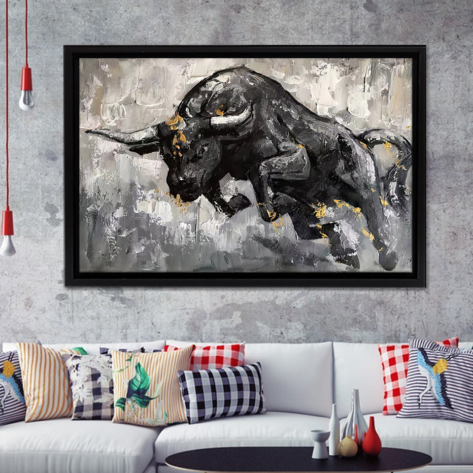Wall Street Bull Wall Art