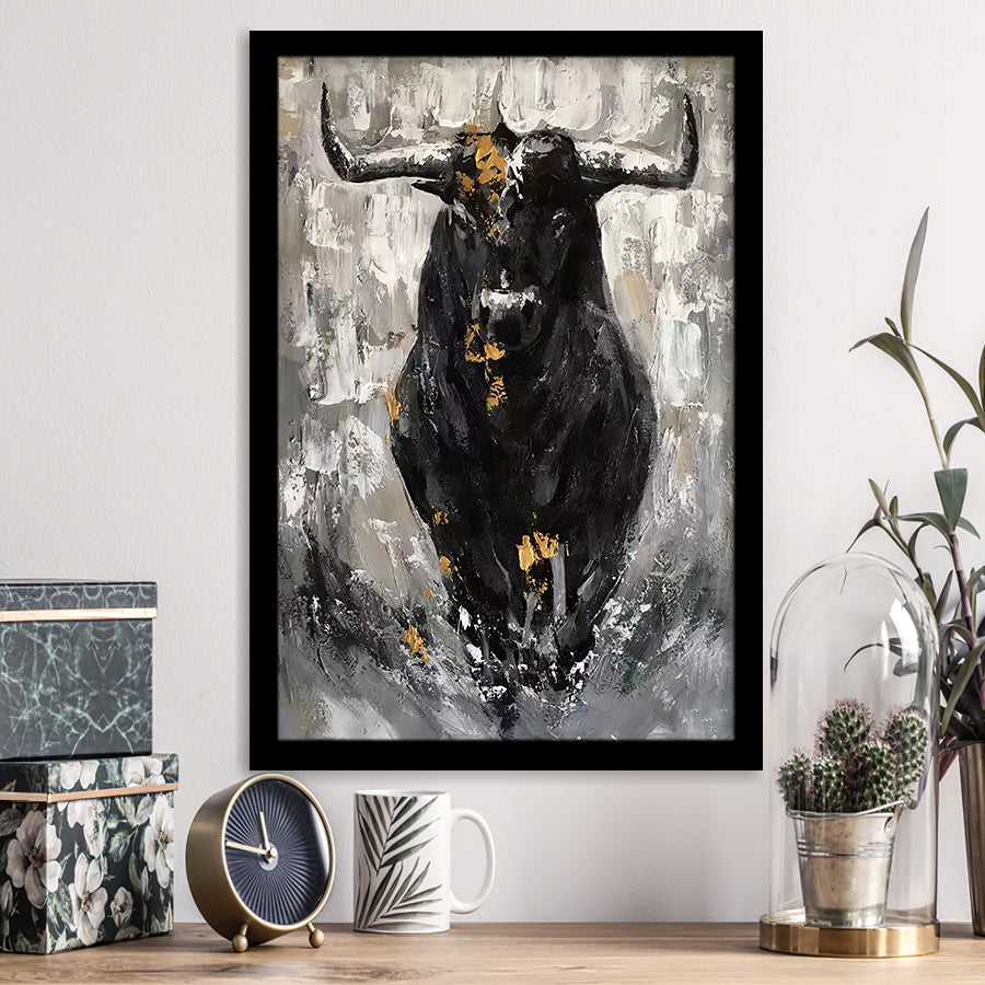 Framed Art Bull outlet