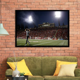 Bulldog Stadium, Stadium Canvas, Sport Art, Gift for him, Framed Art Prints Wall Art Decor, Framed Picture