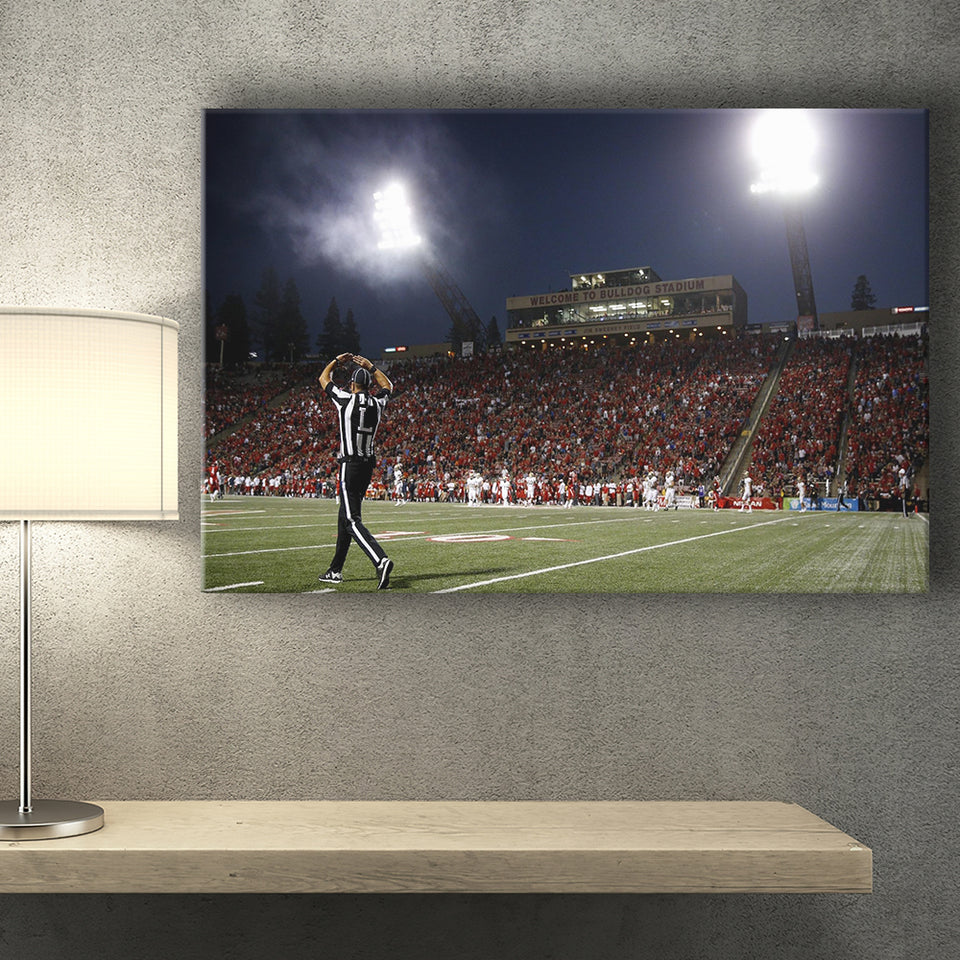 Bulldog Stadium, Stadium Canvas, Sport Art, Gift for him, Fan Gift, Canvas Prints Wall Art Decor