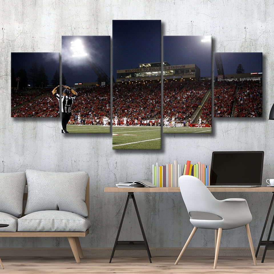 Bulldog Stadium, Stadium Canvas, Sport Art, Large Canvas, Multi Panels, Canvas Prints Wall Art Decor