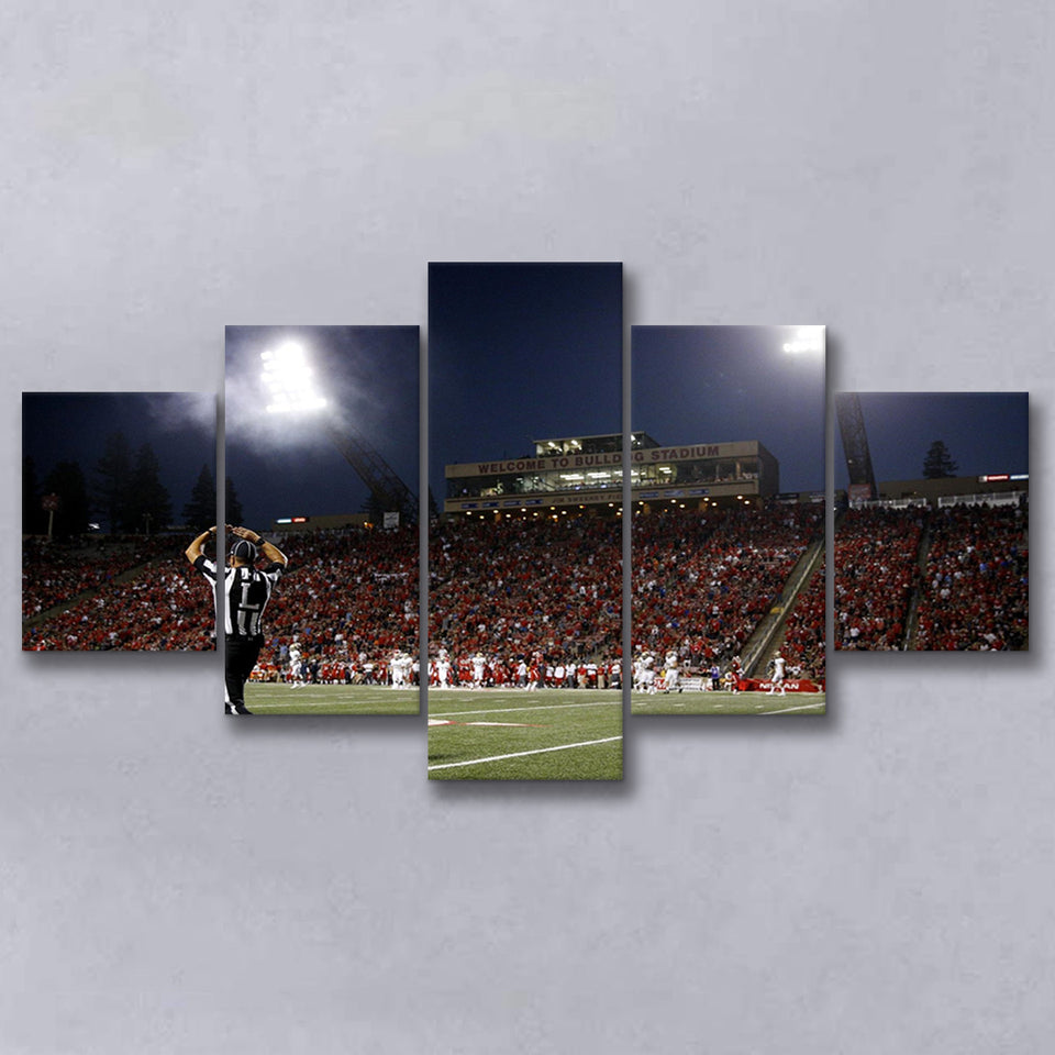 Bulldog Stadium, Stadium Canvas, Sport Art, Large Canvas, Multi Panels, Canvas Prints Wall Art Decor