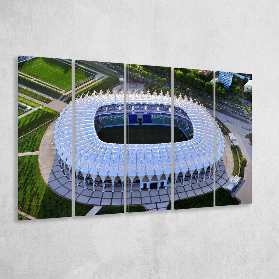 Bunyodkor Stadium, Stadium Canvas, Sport Art, Gift for him, Multi Panels B, Canvas Prints Wall Art Decor
