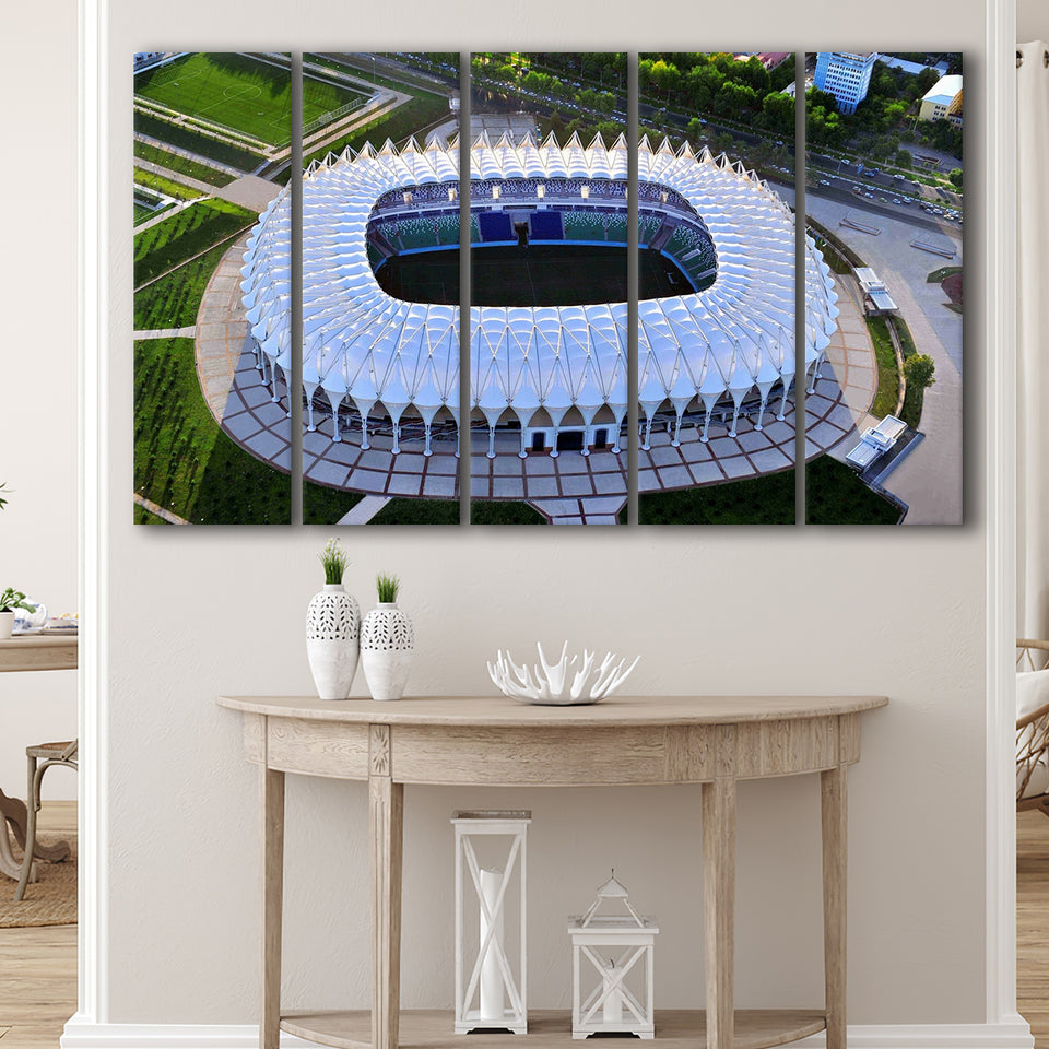 Bunyodkor Stadium, Stadium Canvas, Sport Art, Gift for him, Multi Panels B, Canvas Prints Wall Art Decor