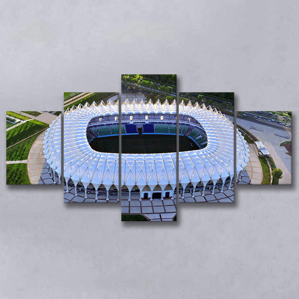 Bunyodkor Stadium, Stadium Canvas, Sport Art, Large Canvas, Multi Panels, Canvas Prints Wall Art Decor