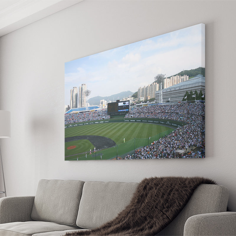 Busan Sajik Baseball Stadium, Stadium Canvas, Sport Art, Gift for him, Fan Gift, Canvas Prints Wall Art Decor