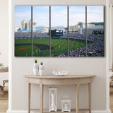 Busan Sajik Baseball Stadium, Stadium Canvas, Sport Art, Gift for him, Multi Panels B, Canvas Prints Wall Art Decor