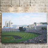 Busan Sajik Baseball Stadium, Stadium Canvas, Sport Art, Gift for him, Fan Gift, Canvas Prints Wall Art Decor
