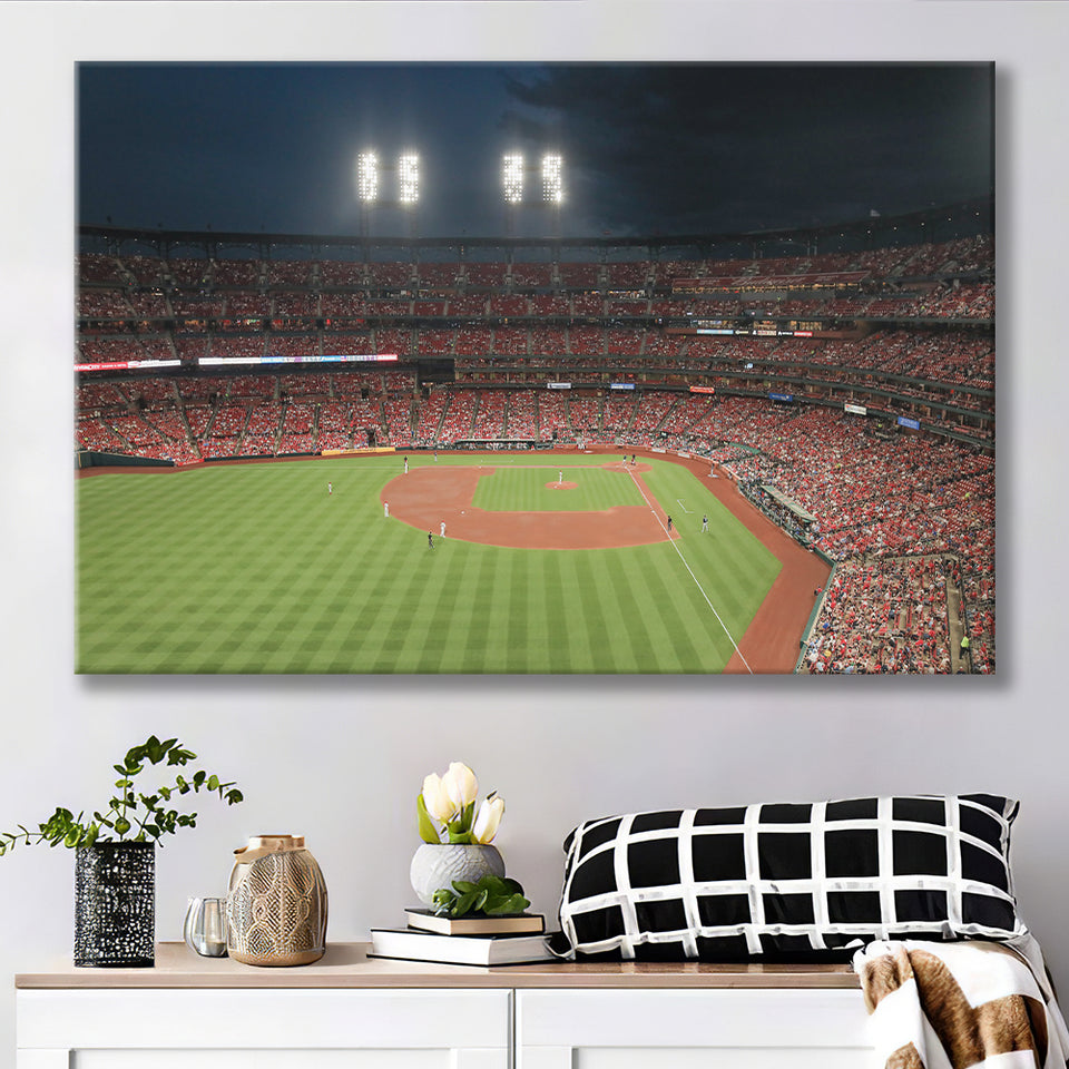 Busch Stadium, Stadium Canvas, Sport Art, Gift for him, Fan Gift, Canvas Prints Wall Art Decor