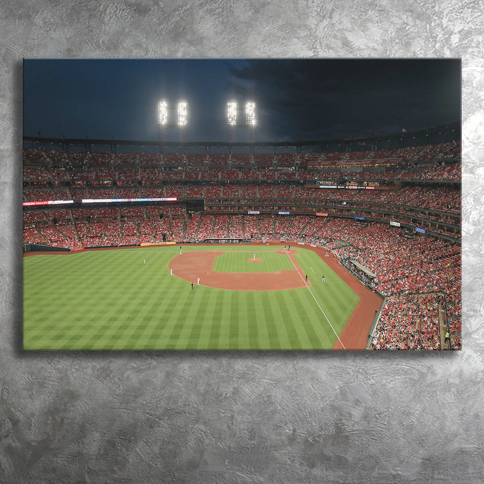Busch Stadium, Stadium Canvas, Sport Art, Gift for him, Fan Gift, Canvas Prints Wall Art Decor