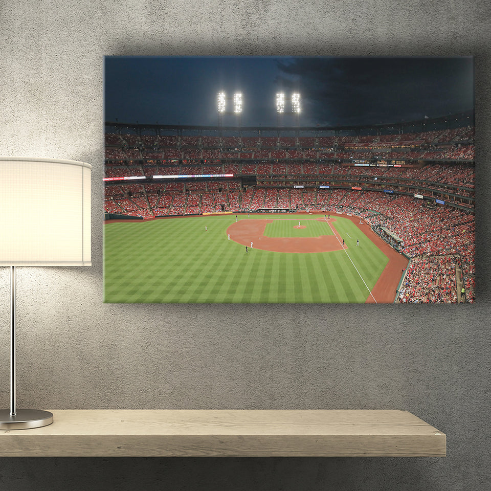 Busch Stadium, Stadium Canvas, Sport Art, Gift for him, Fan Gift, Canvas Prints Wall Art Decor