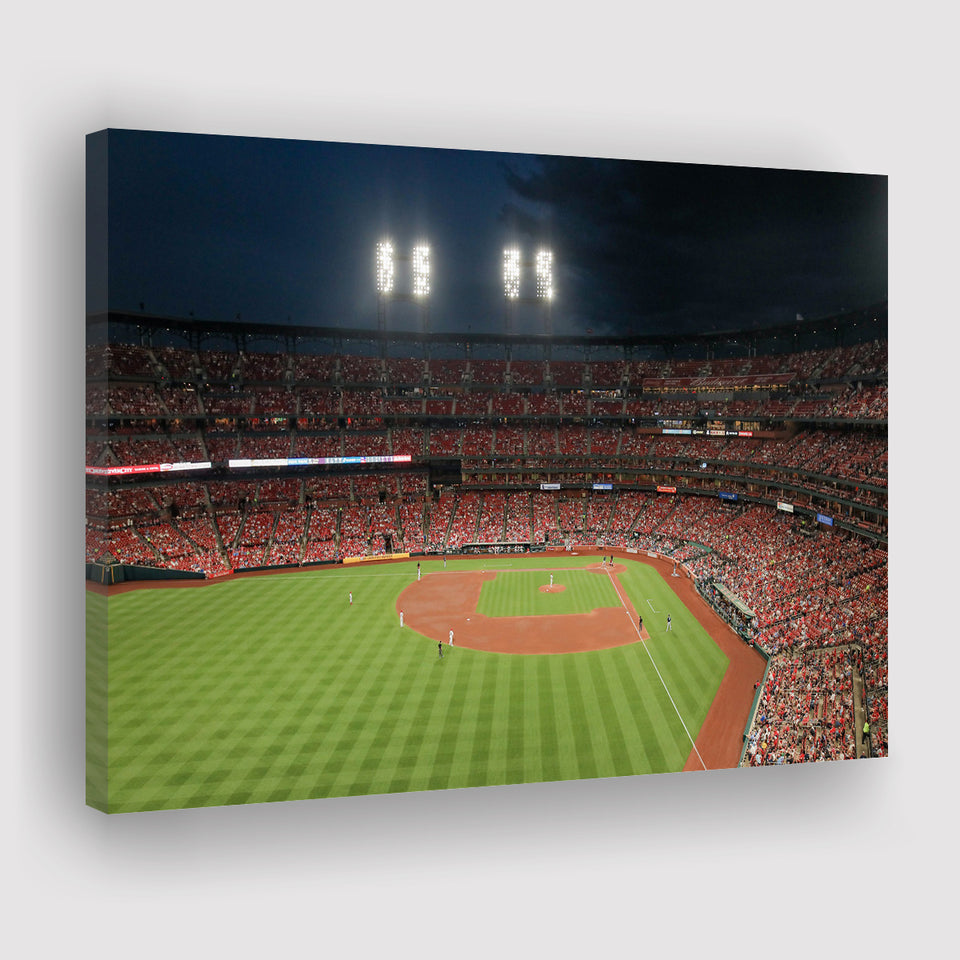 Busch Stadium, Stadium Canvas, Sport Art, Gift for him, Fan Gift, Canvas Prints Wall Art Decor