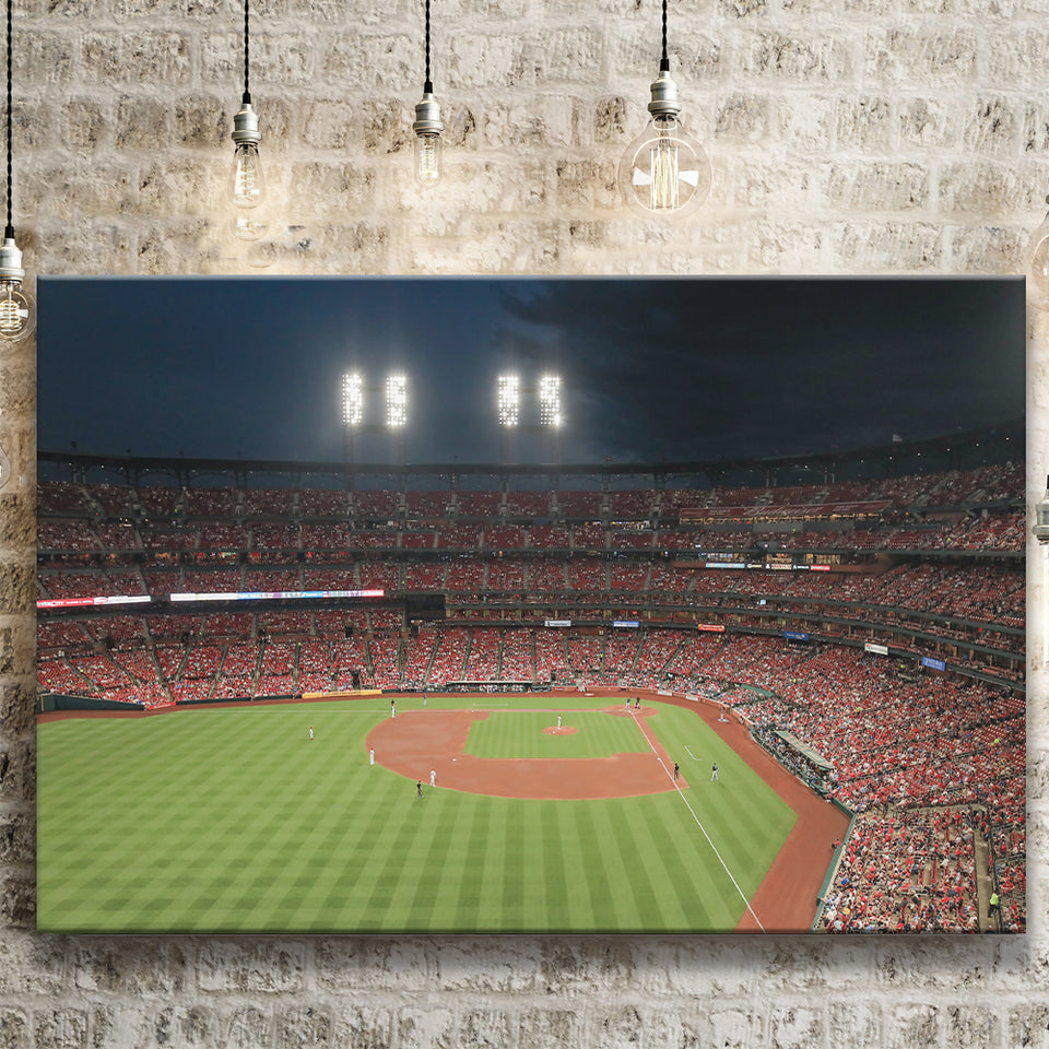 Busch Stadium, Stadium Canvas, Sport Art, Gift for him, Fan Gift, Canvas Prints Wall Art Decor