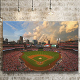 Busch Memorial Stadium, Stadium Canvas, Sport Art, Gift for him, Fan Gift, Canvas Prints Wall Art Decor