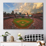 Busch Memorial Stadium, Stadium Canvas, Sport Art, Gift for him, Fan Gift, Canvas Prints Wall Art Decor