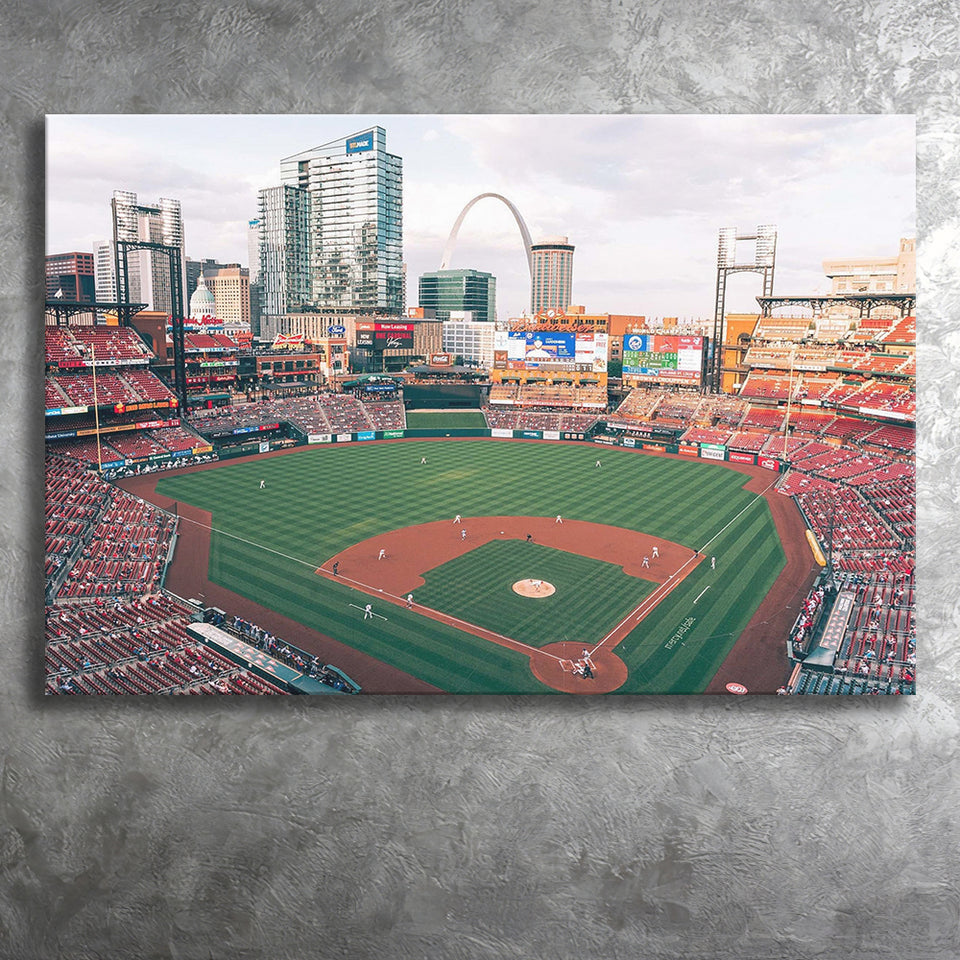 Busch Stadium Canvas Prints StLouis Cardinals Wall Art Baseball,Sport Stadium Art Prints, Fan Gift, Wall Decor