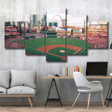 Busch Stadium Canvas Prints StLouis Cardinals Wall Art Baseball,Multi Panels,Sport Stadium Art Prints, Fan Gift