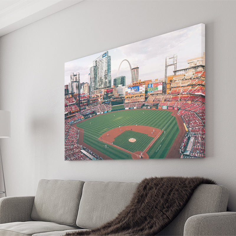 Busch Stadium Canvas Prints StLouis Cardinals Wall Art Baseball,Sport Stadium Art Prints, Fan Gift, Wall Decor