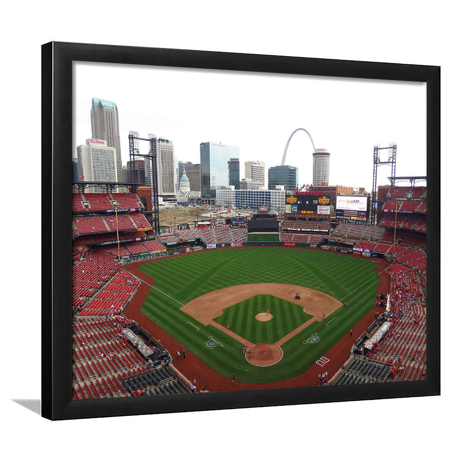 Busch Stadium Art Prints St Louis Cardinals Wall Art,Sport Stadium Art Prints, Fan Gift, Wall Decor