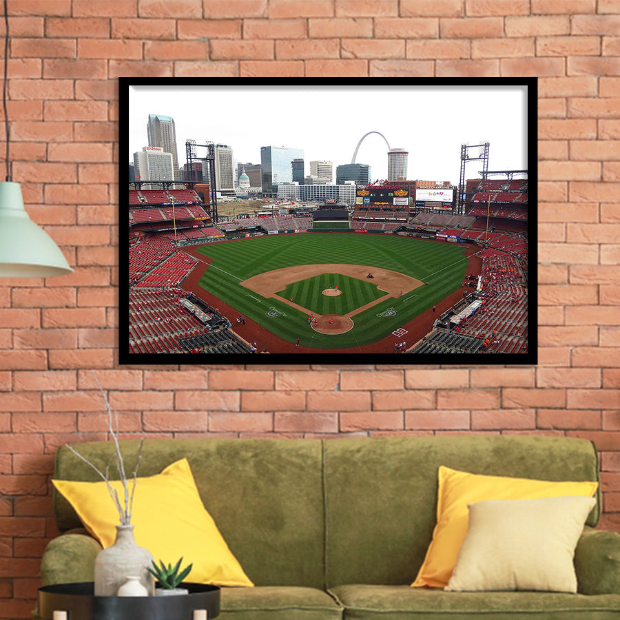 Busch Stadium Art Prints St Louis Cardinals Wall Art,Sport Stadium Art Prints, Fan Gift, Wall Decor
