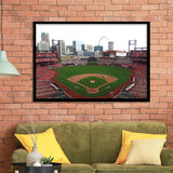 Busch Stadium Art Prints St Louis Cardinals Wall Art,Sport Stadium Art Prints, Fan Gift, Wall Decor