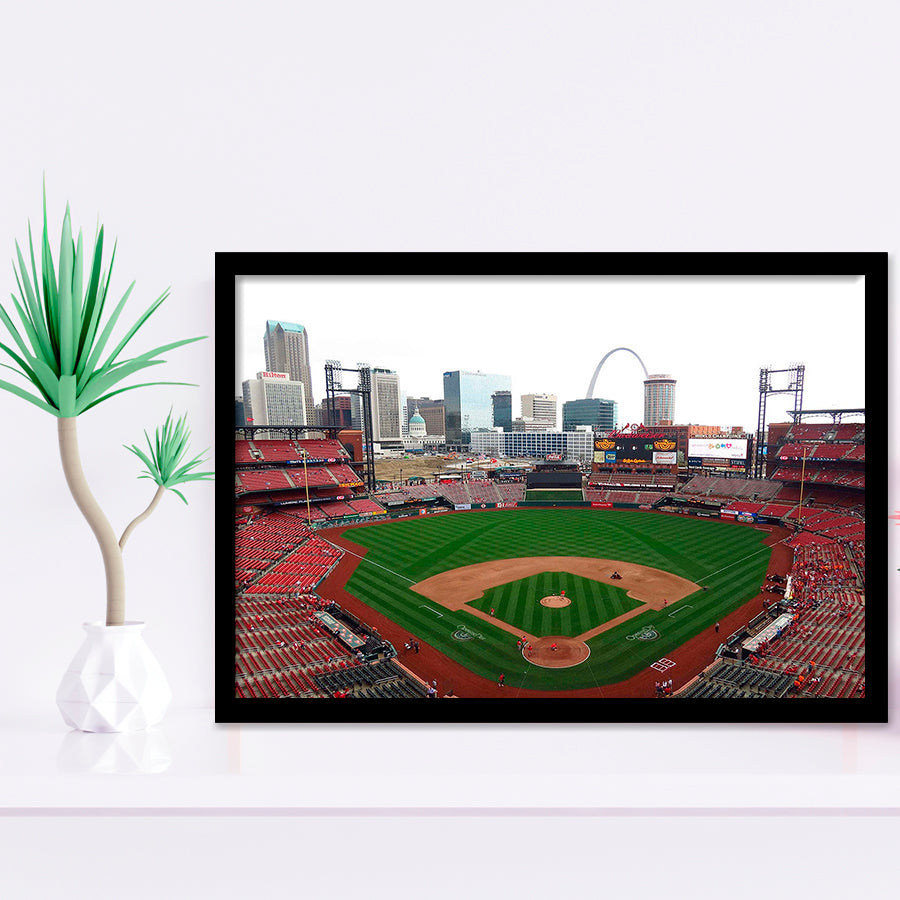 Busch Stadium Art Prints St Louis Cardinals Wall Art,Sport Stadium Art Prints, Fan Gift, Wall Decor