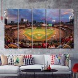 Busch Stadium I Finally Got To Check Busch Stadium 5 Pieces Canvas Prints Wall Art Decor - Painting Canvas,Multi Panel,Painting Prints