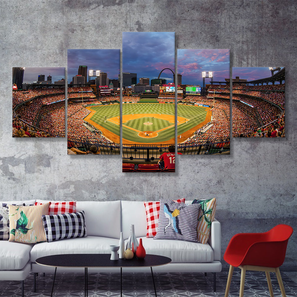 Busch Stadium Wall Mural