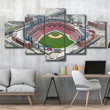 Busch Stadium Overhead View, Stadium Canvas, Sport Art, Large Canvas, Multi Panels, Canvas Prints Wall Art Decor