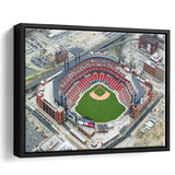 Busch Stadium Overhead View, Stadium Canvas, Sport Art, Gift for him, Framed Canvas Prints Wall Art Decor, Framed Picture