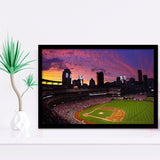 Busch Stadium St Louis Cardinals, Stadium Canvas, Sport Art, Gift for him, Framed Art Prints Wall Art Decor, Framed Picture