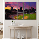 Busch Stadium St Louis Cardinals, Stadium Canvas, Sport Art, Gift for him, Multi Panels B, Canvas Prints Wall Art Decor
