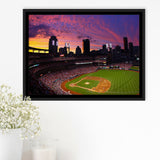 Busch Stadium St Louis Cardinals, Stadium Canvas, Sport Art, Gift for him, Framed Canvas Prints Wall Art Decor, Framed Picture