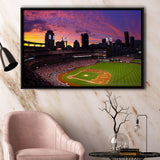 Busch Stadium St Louis Cardinals, Stadium Canvas, Sport Art, Gift for him, Framed Canvas Prints Wall Art Decor, Framed Picture