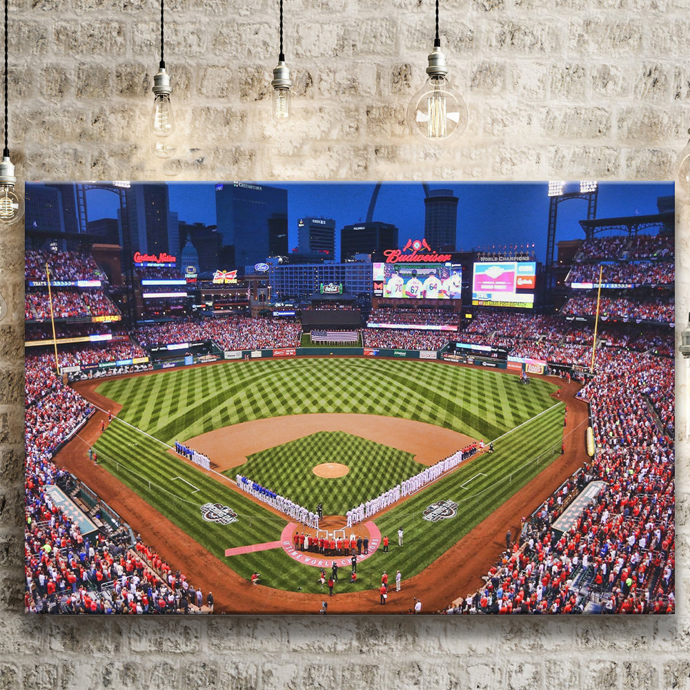 StLouis Cardinals Stadium Canvas Prints Busch Stadium Wall Art Basebal –  UnixCanvas