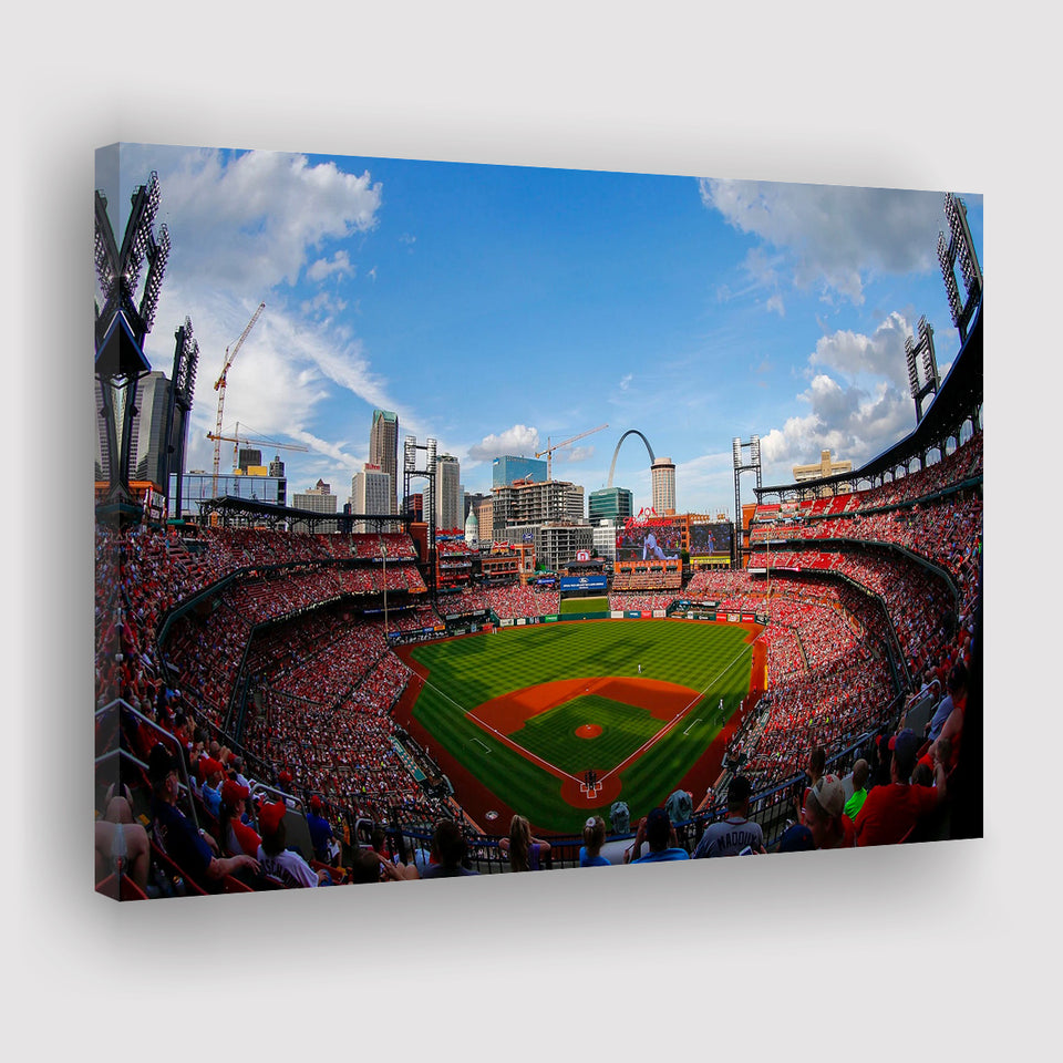 Busch Stadium in St Louis, Stadium Canvas, Sport Art, Gift for him,V1 Fan Gift, Canvas Prints Wall Art Decor