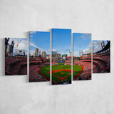 Busch Stadium in St Louis, Stadium Canvas, Sport Art, Large Canvas,V1 Multi Panels, Canvas Prints Wall Art Decor