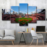 Busch Stadium in St Louis, Stadium Canvas, Sport Art, Large Canvas,V1 Multi Panels, Canvas Prints Wall Art Decor