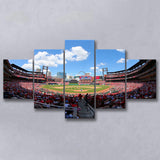Busch Stadium in St Louis, Stadium Canvas, Sport Art, Large Canvas, Multi Panels, Canvas Prints Wall Art Decor