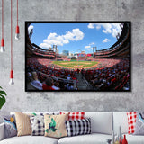 Busch Stadium in St Louis, Stadium Canvas, Sport Art, Gift for him, Framed Art Prints Wall Art Decor, Framed Picture