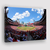 Busch Stadium in St Louis, Stadium Canvas, Sport Art, Gift for him, Fan Gift, Canvas Prints Wall Art Decor