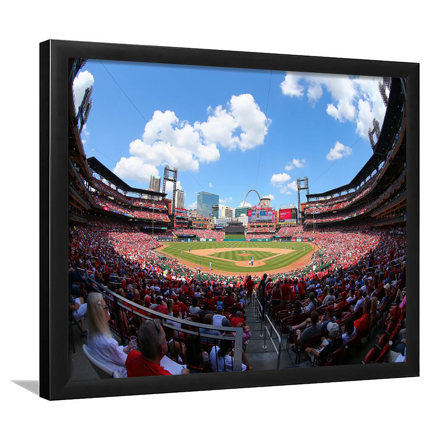 Busch Stadium in St Louis, Stadium Canvas, Sport Art, Gift for him, Framed Art Prints Wall Art Decor, Framed Picture