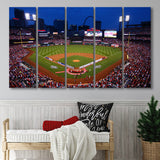 Busch stadium baseball park, Stadium Canvas, Sport Art, Gift for him, Multi Panels B, Canvas Prints Wall Art Decor